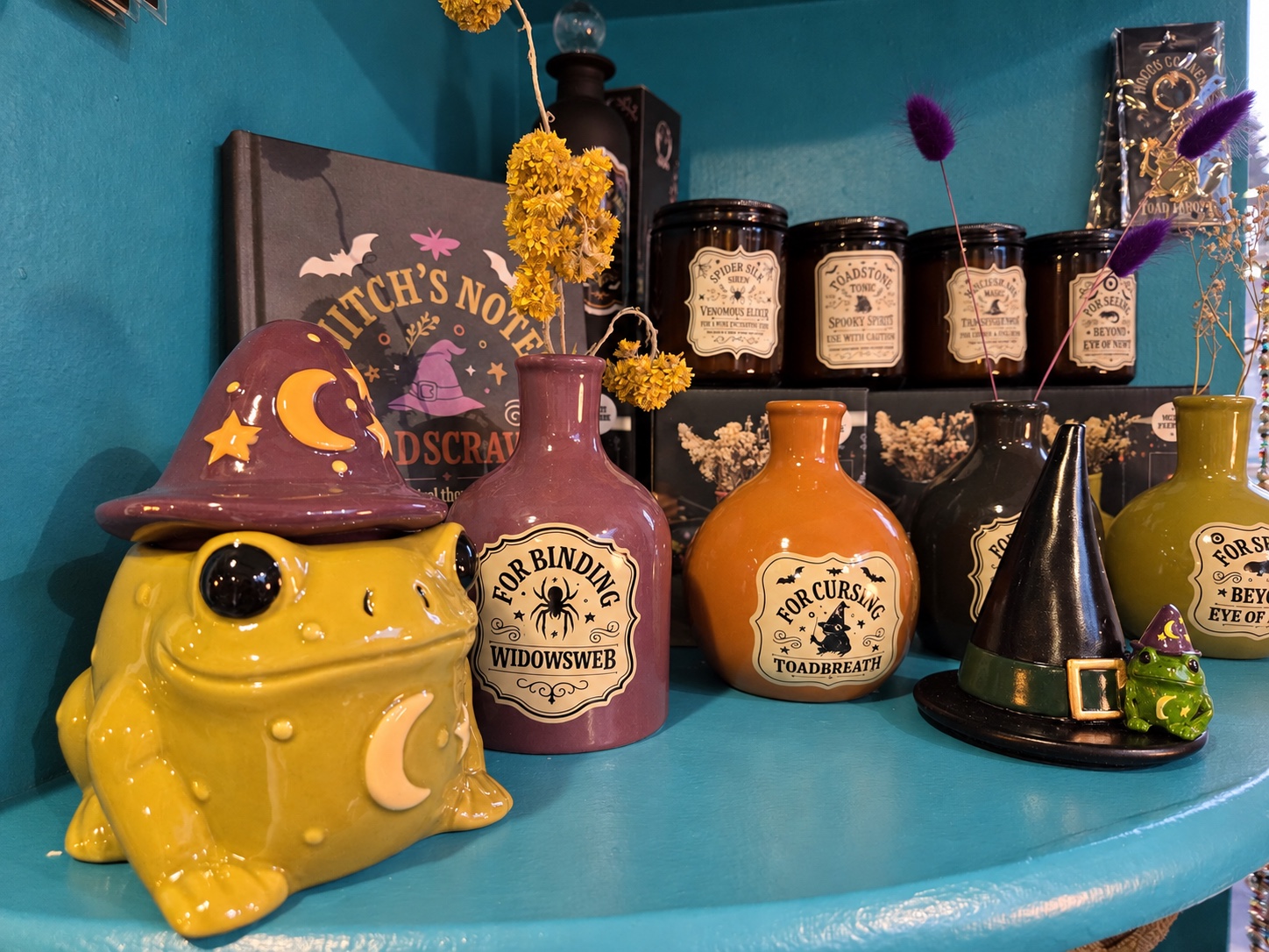 Spell bottles and magical curiosities at The Wenlock Witch
